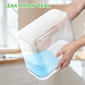 TBMAXS airtight lid with silicone gasket protects from moisture and dust.