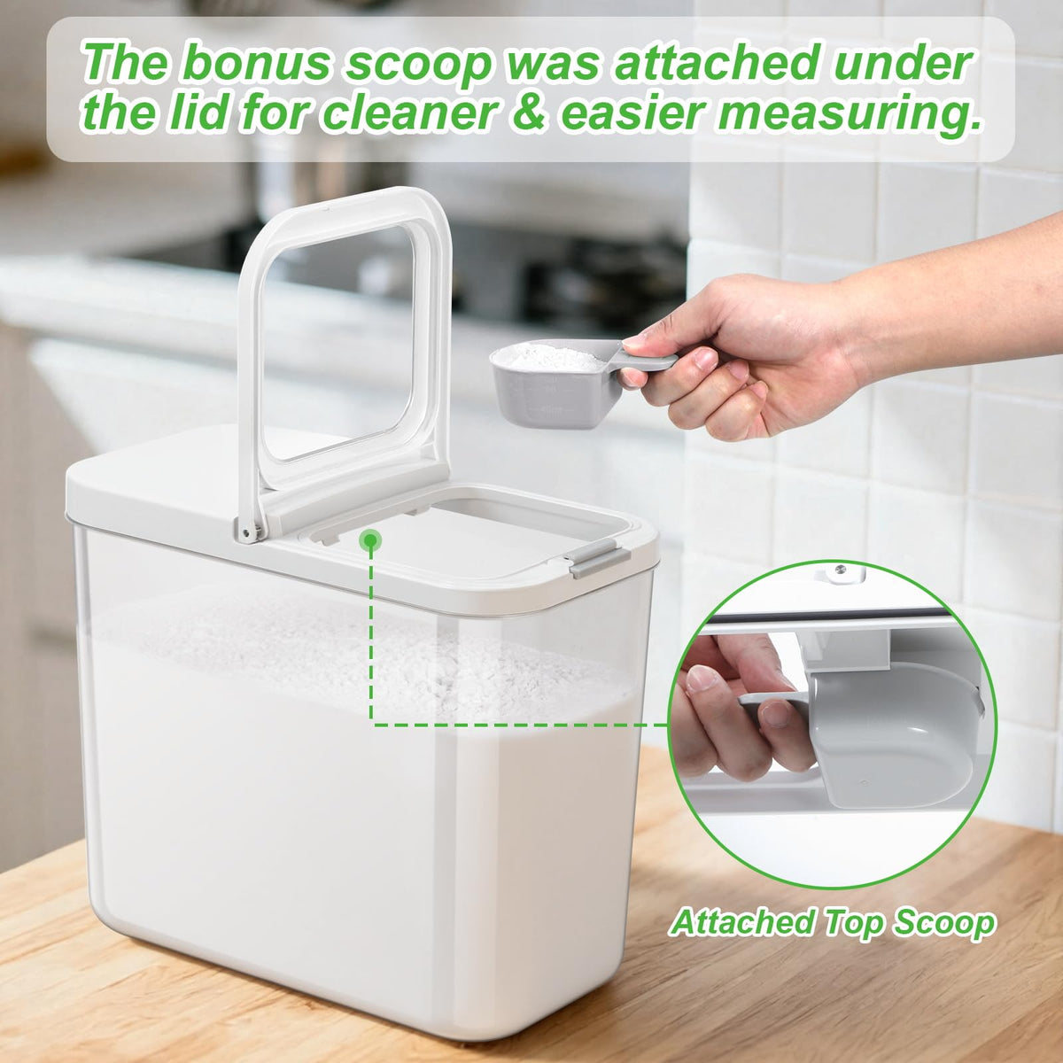 TBMAXS clear BPA-free PET material keeps contents visible at a glance.