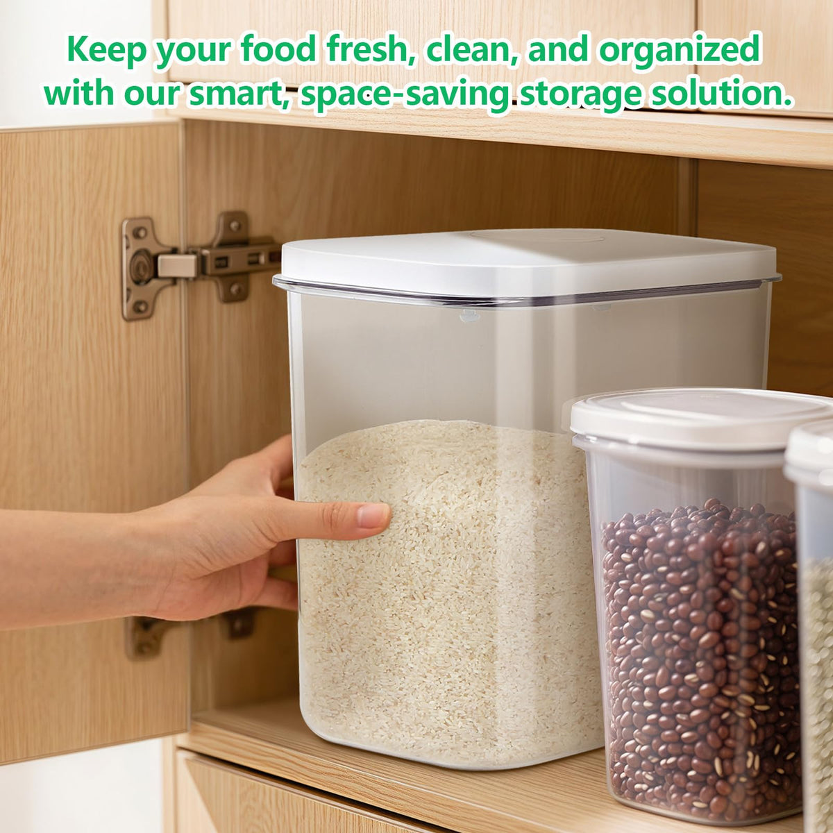 TBMAXS clear tall bin makes it easy to spot staples at a glance.