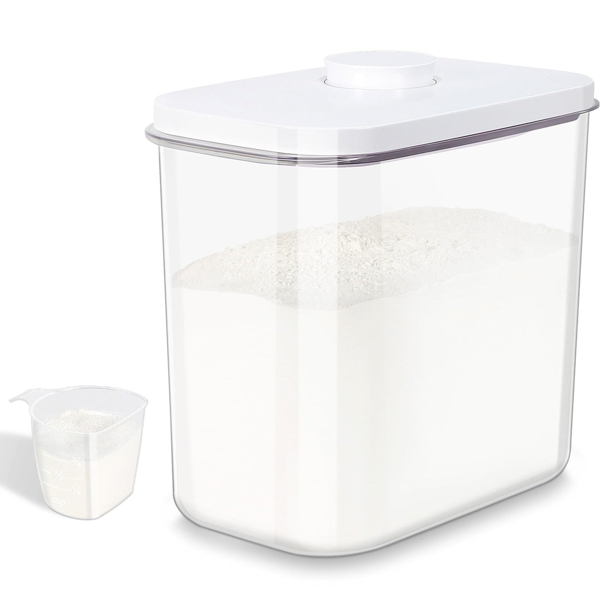 TBMAXS clear tall storage bin supports kitchen organization and ready bulk storage.