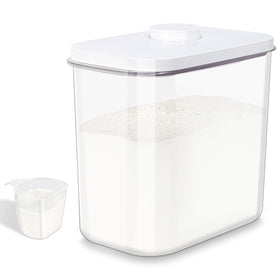 TBMAXS clear tall storage bin supports kitchen organization and ready bulk storage.