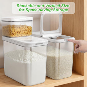 TBMAXS kitchen pantry organization solution keeps dry foods organized.