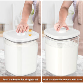 TBMAXS push-button lid enables easy one-handed operation.