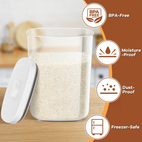 TBMAXS silicone seal provides airtight closure to keep moisture out.