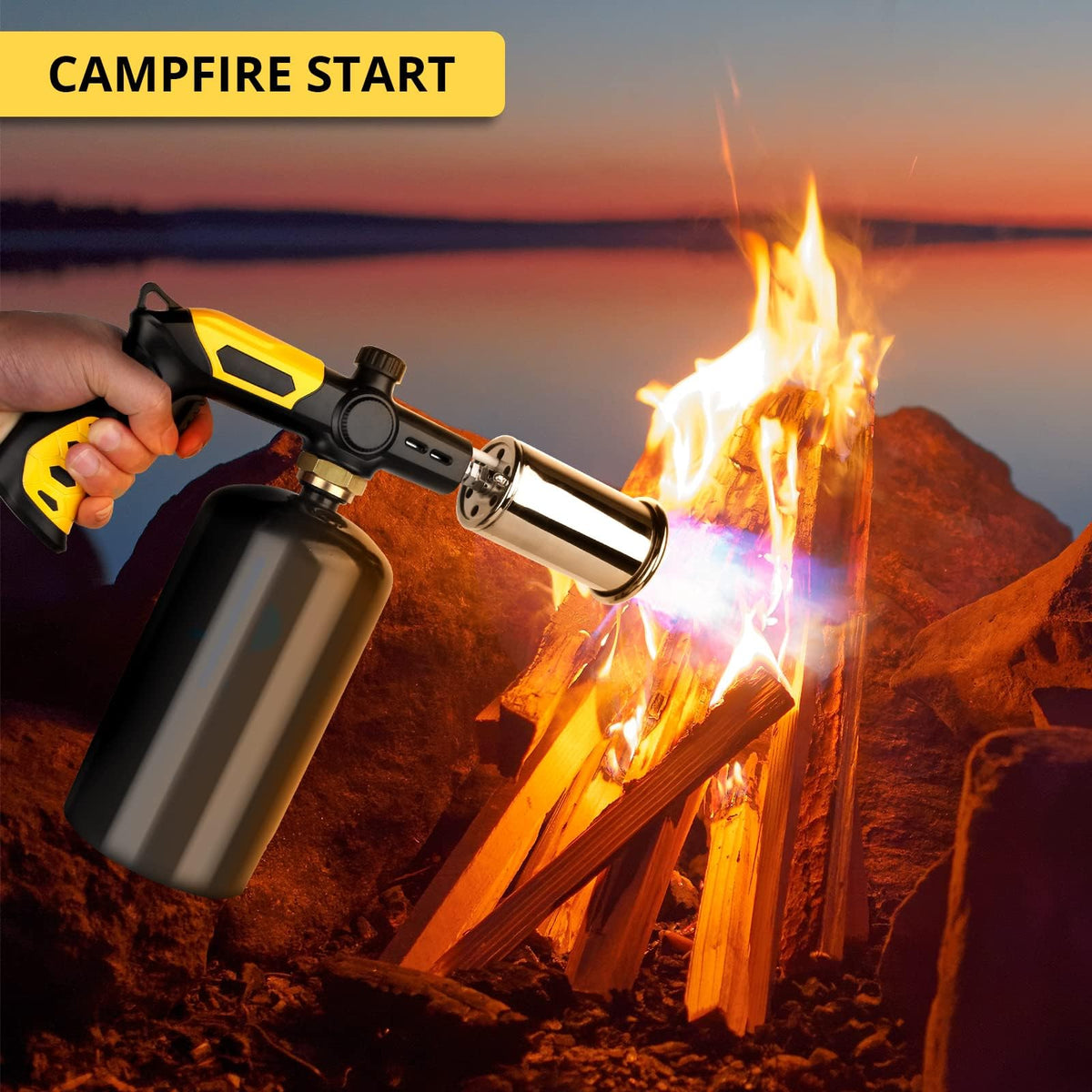 TBTeek long-handle safety design keeps hands away from heat