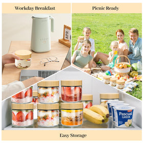TBWIND jars are dishwasher safe for easy cleaning