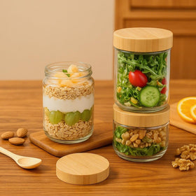 TBWIND wide-mouth jars ideal for spices snacks and DIY gifts