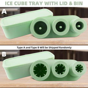 TCAMP stackable mold saves freezer space and prevents odor
