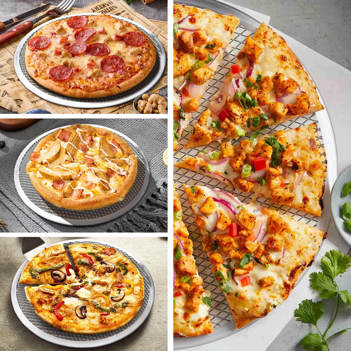 Tchrules dishwasher-safe pizza pan simplifying cleanup