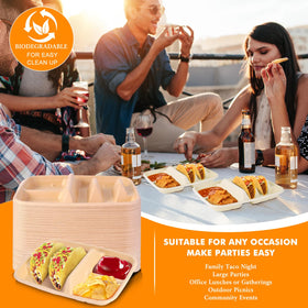 tchrules easy cleanup taco plates save time after serving