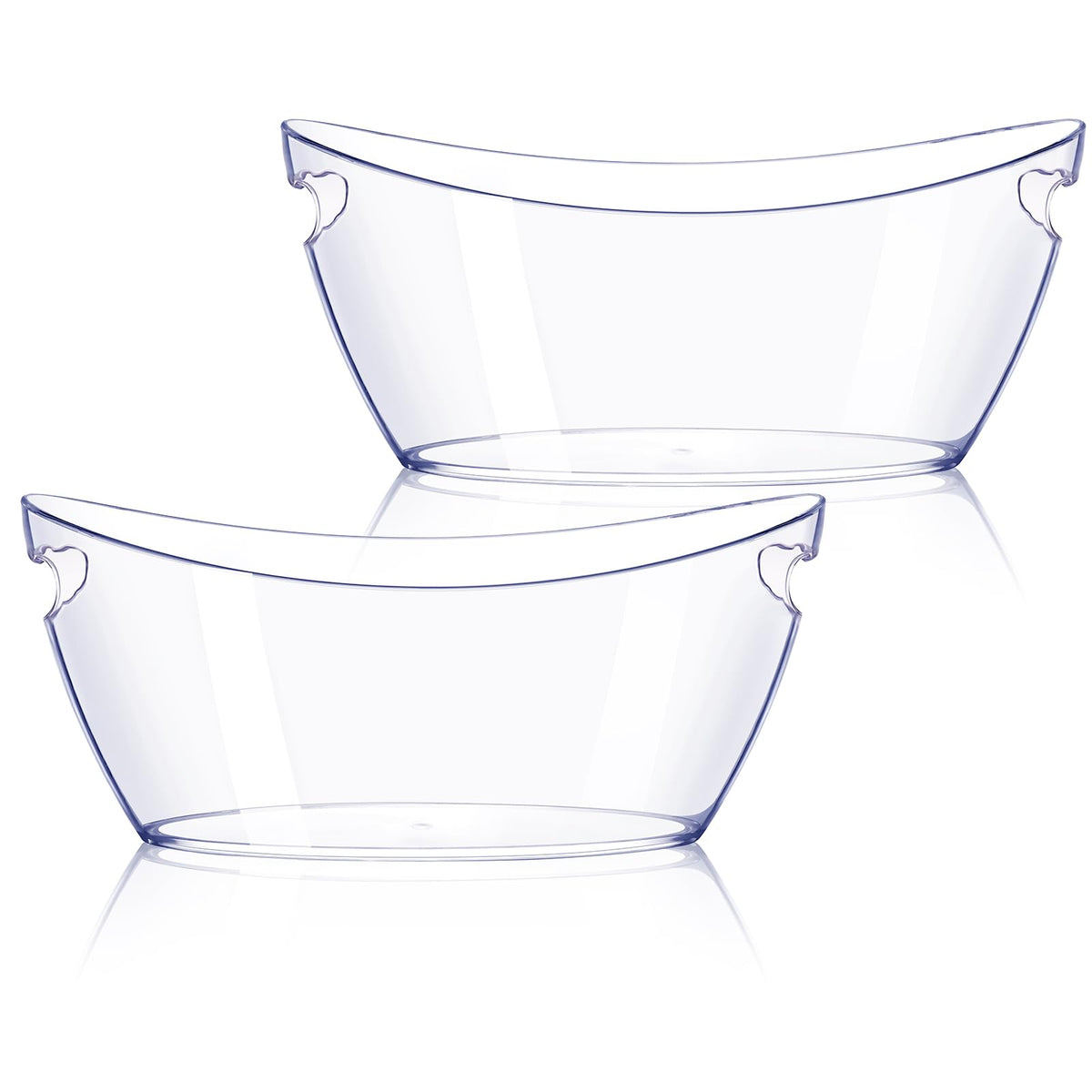 Tchrules ice bucket set with two buckets for stylish parties and continuous chilled drinks.