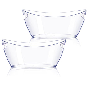 Tchrules ice bucket set with two buckets for stylish parties and continuous chilled drinks.