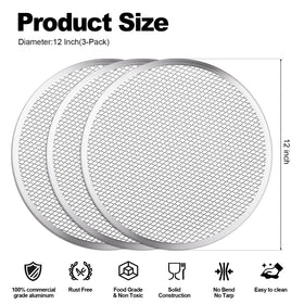Tchrules microwave-safe pizza tray for quick reheating