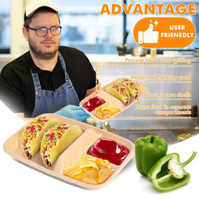 tchrules party serving set ideal for taco bars and gatherings