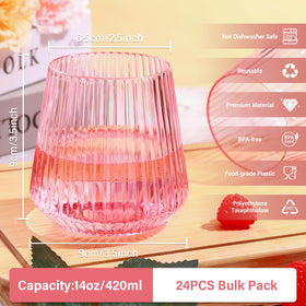 Tchrules ribbed body wine glasses add timeless style to gatherings.