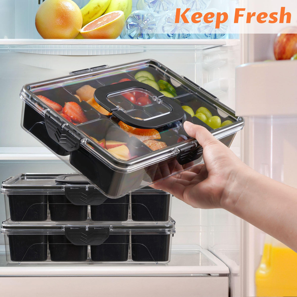 TCHZA Snackle Box is ideal for road trips and picnics.