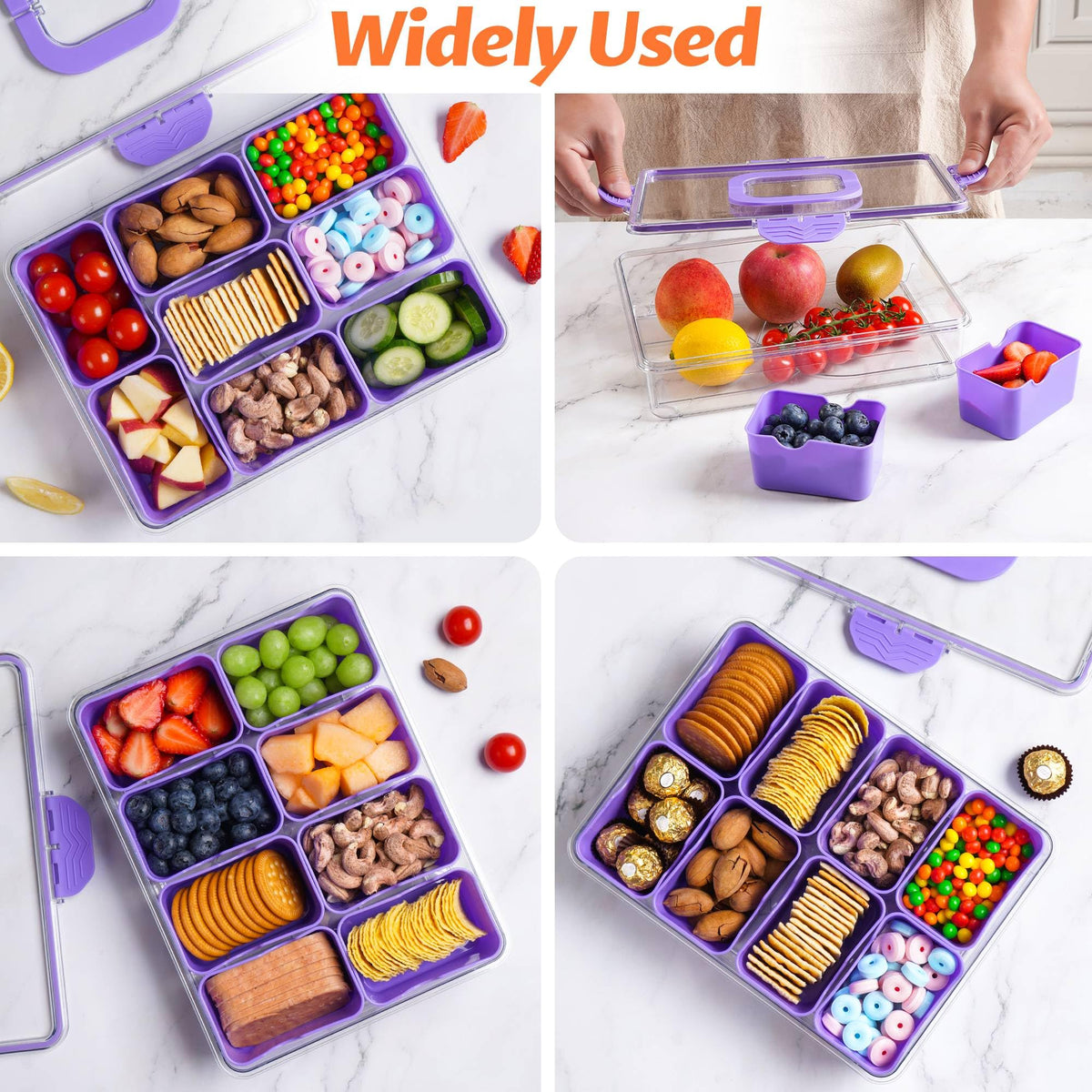 TCHZA Snackle Box portable snack caddy ideal for road trips