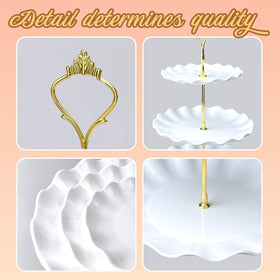 Tcomhk wedding dessert display wave configuration for stylish reception tables.