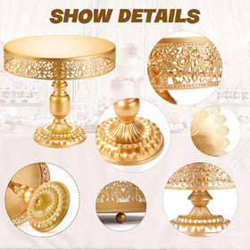 Tcomhk wedding dessert station gold adds height and focal point to celebrations