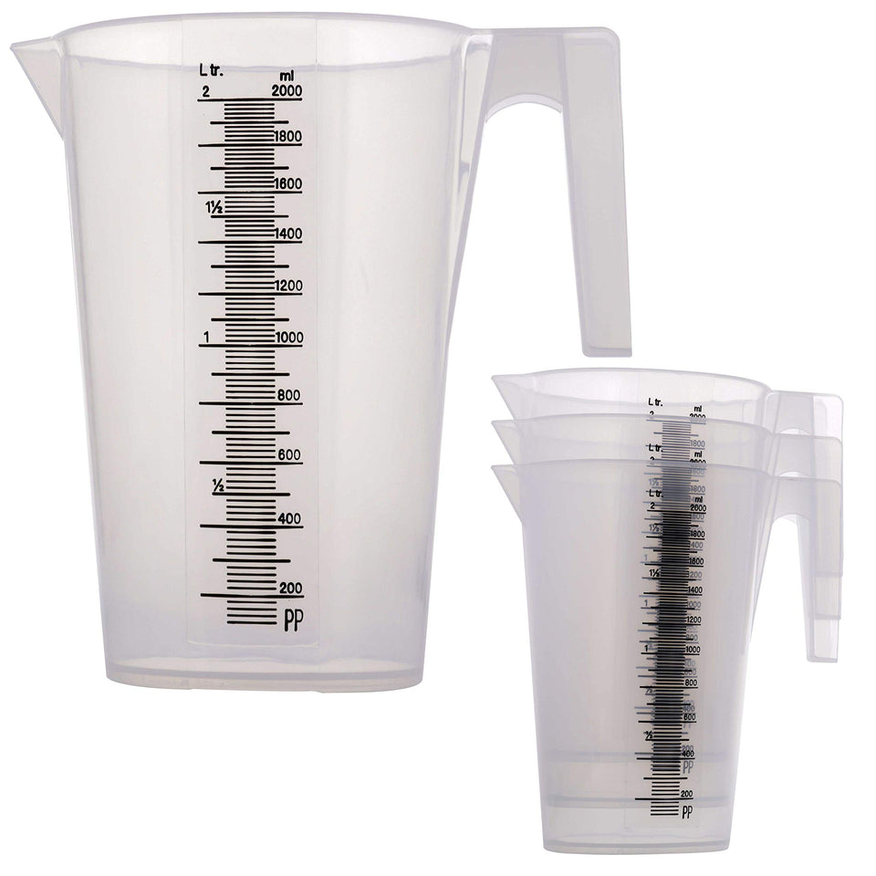 TCP Global 2-liter pitcher with pour spout for precise pouring.