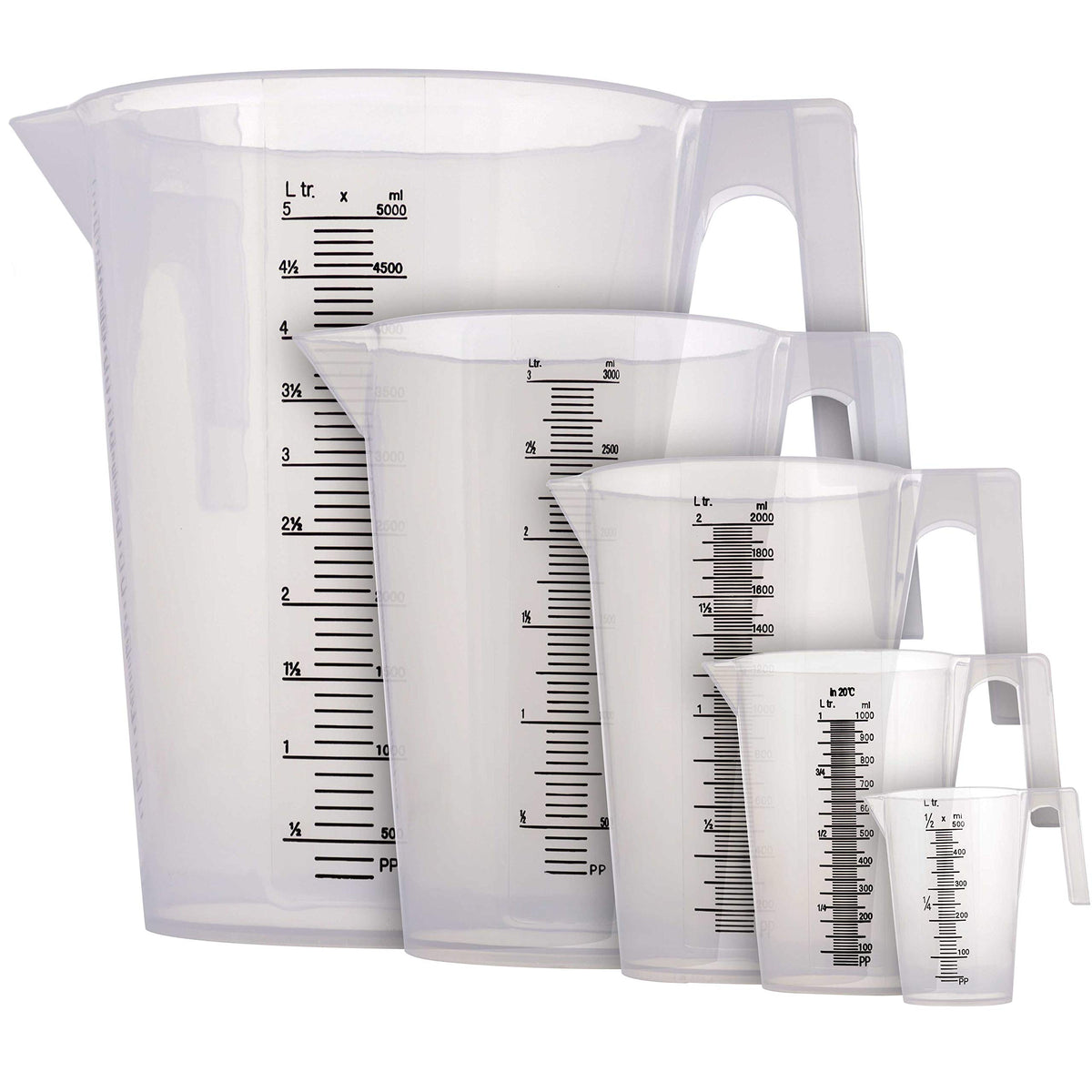 TCP Global 500ml pitcher with clear graduations for precise kitchen measurements