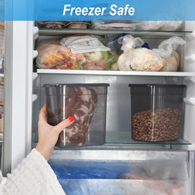T&D HOME GOODS clear interior view aids quick ingredient checks.