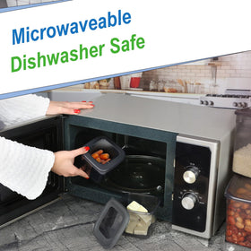 T&D HOME GOODS stackable design saves kitchen space when stored together.