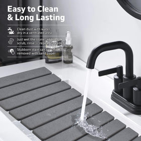 tdcokhe multipurpose stone mat used as pet pad or coaster with heat resistance.