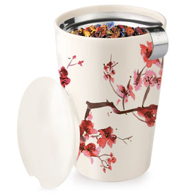Tea Forte Kati cup 12 oz capacity ready for loose leaf tea steep