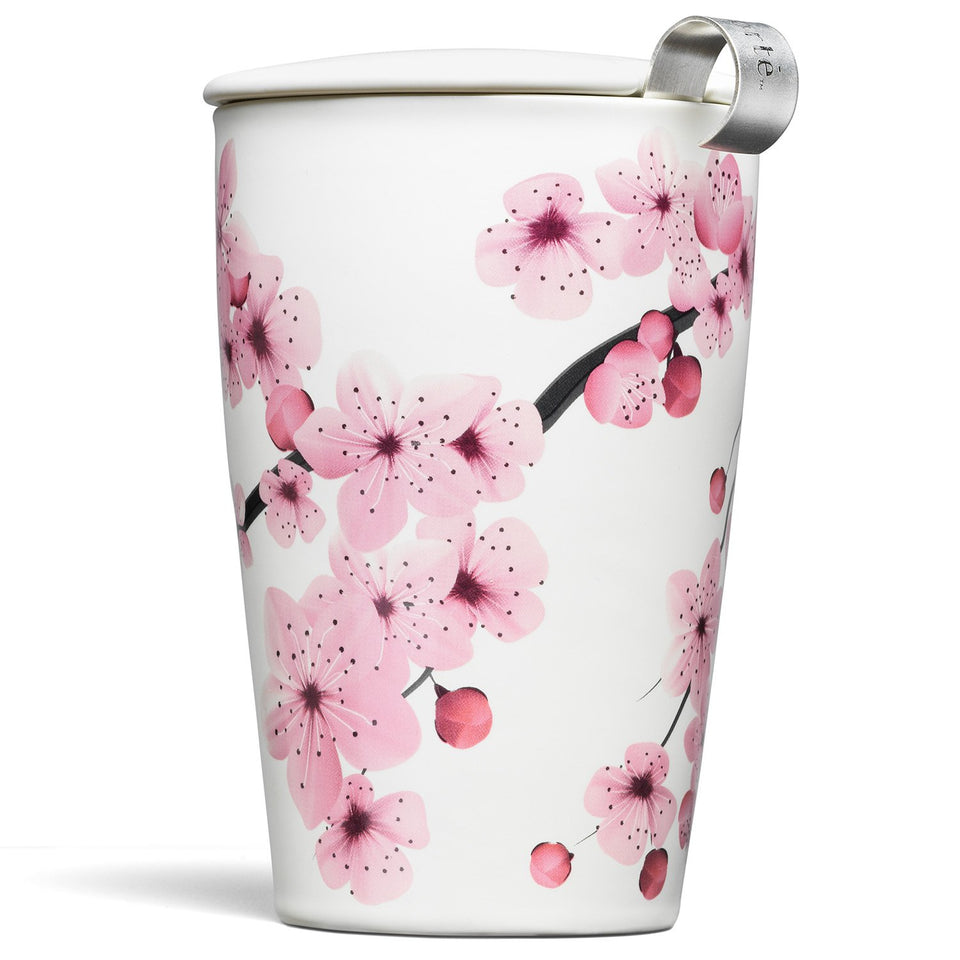 Tea Forte Kati Cup double-wall ceramic keeps tea hot longer.