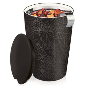 Tea Forte Kati Cup noir finish adds elegant tea rituals.