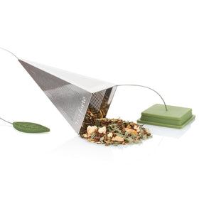 Tea Forte stainless steel infuser adds sophistication to tea time