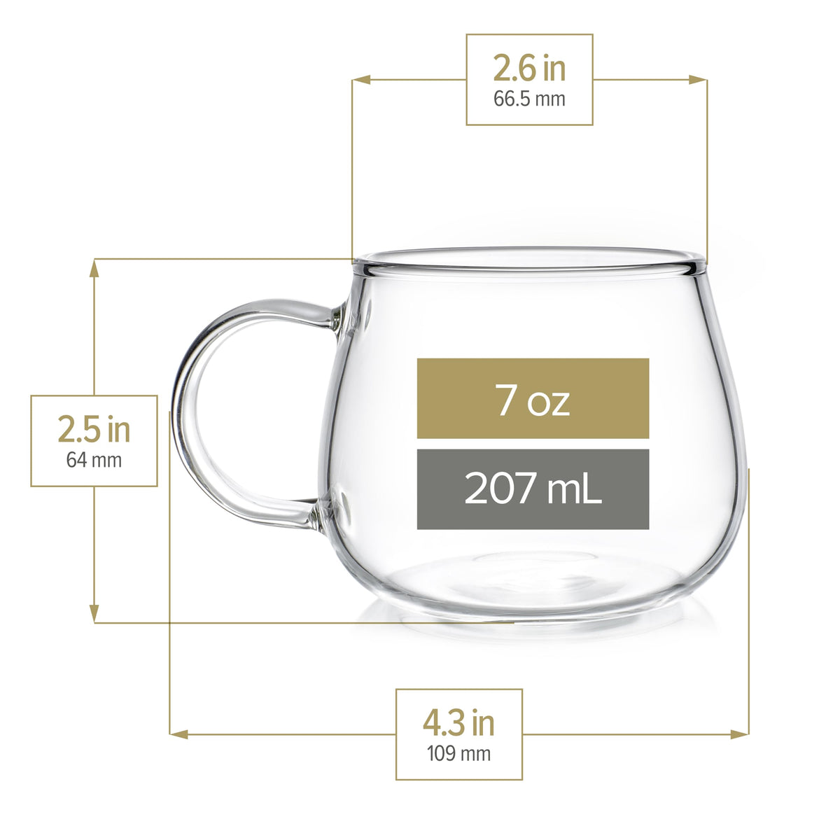 Clear heatproof borosilicate glass teapot showcases tea color.