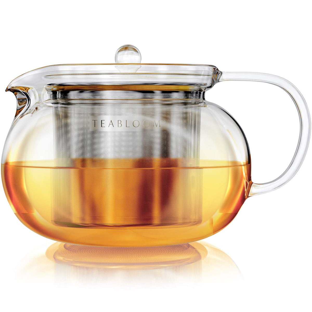 Teabloom Kyoto glass kettle exterior showcases elegant design for tea service