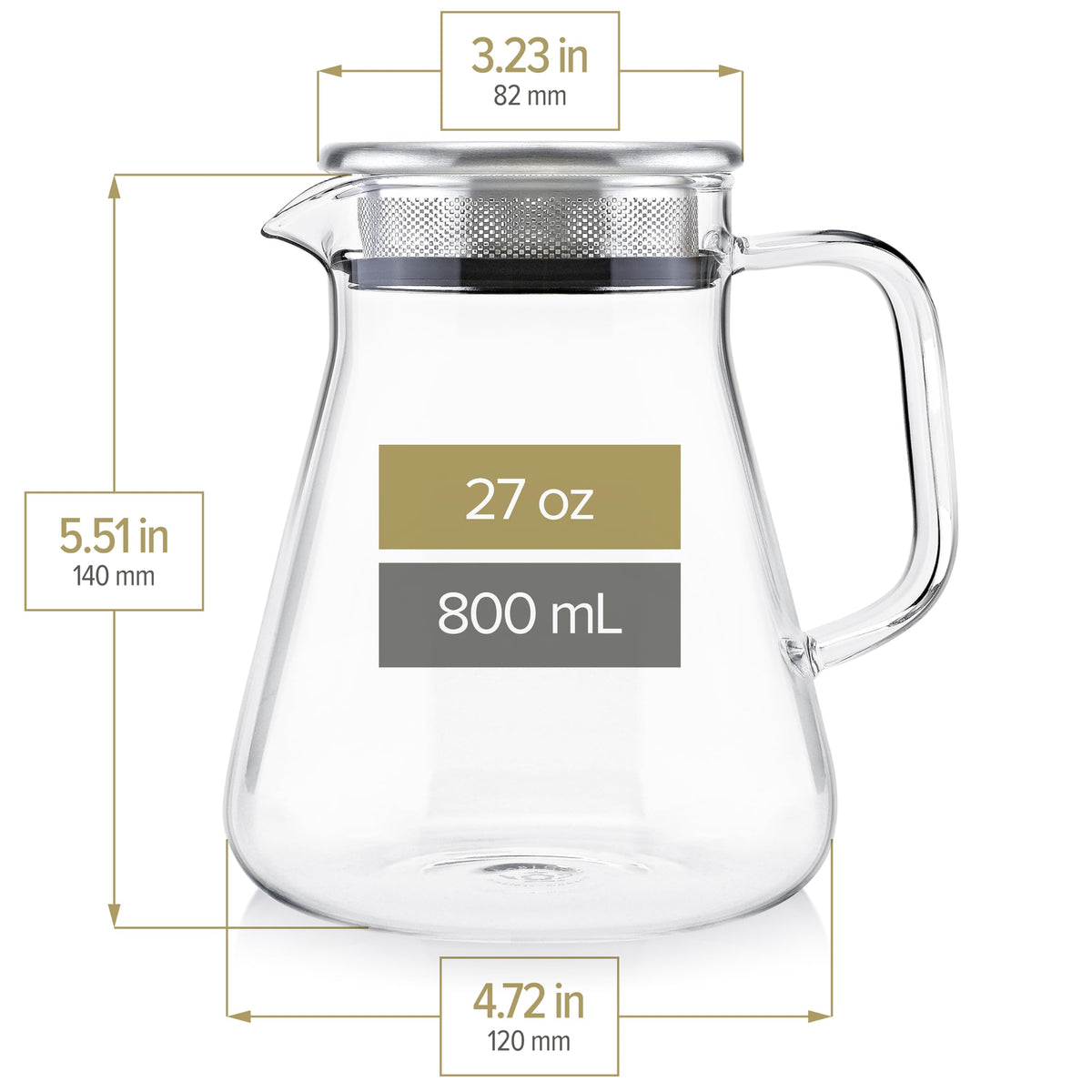 Teabloom One-Touch Tea Maker 27-oz capacity for multiple cups
