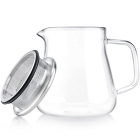 Effortless cleaning thanks to non-porous glass and built-in filter lid