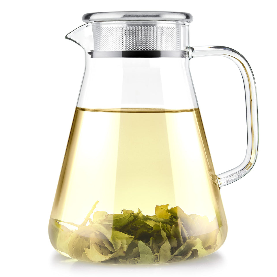 Teabloom One-Touch Tea Maker on stovetop for rapid heating and brewing