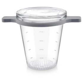 Teabloom Purity glass infuser close-up showing toxin-free glass for pure flavor