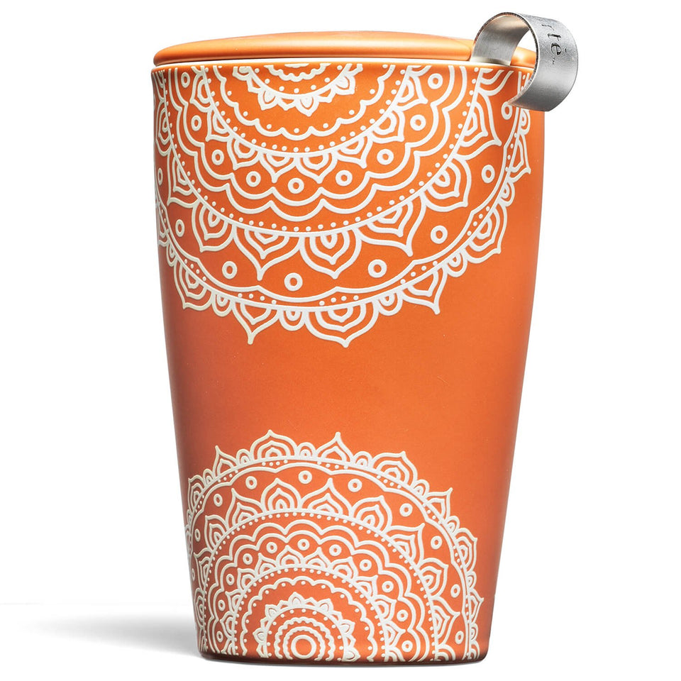 Tea Forte Kati Cup with double-wall ceramic keeps tea hot longer