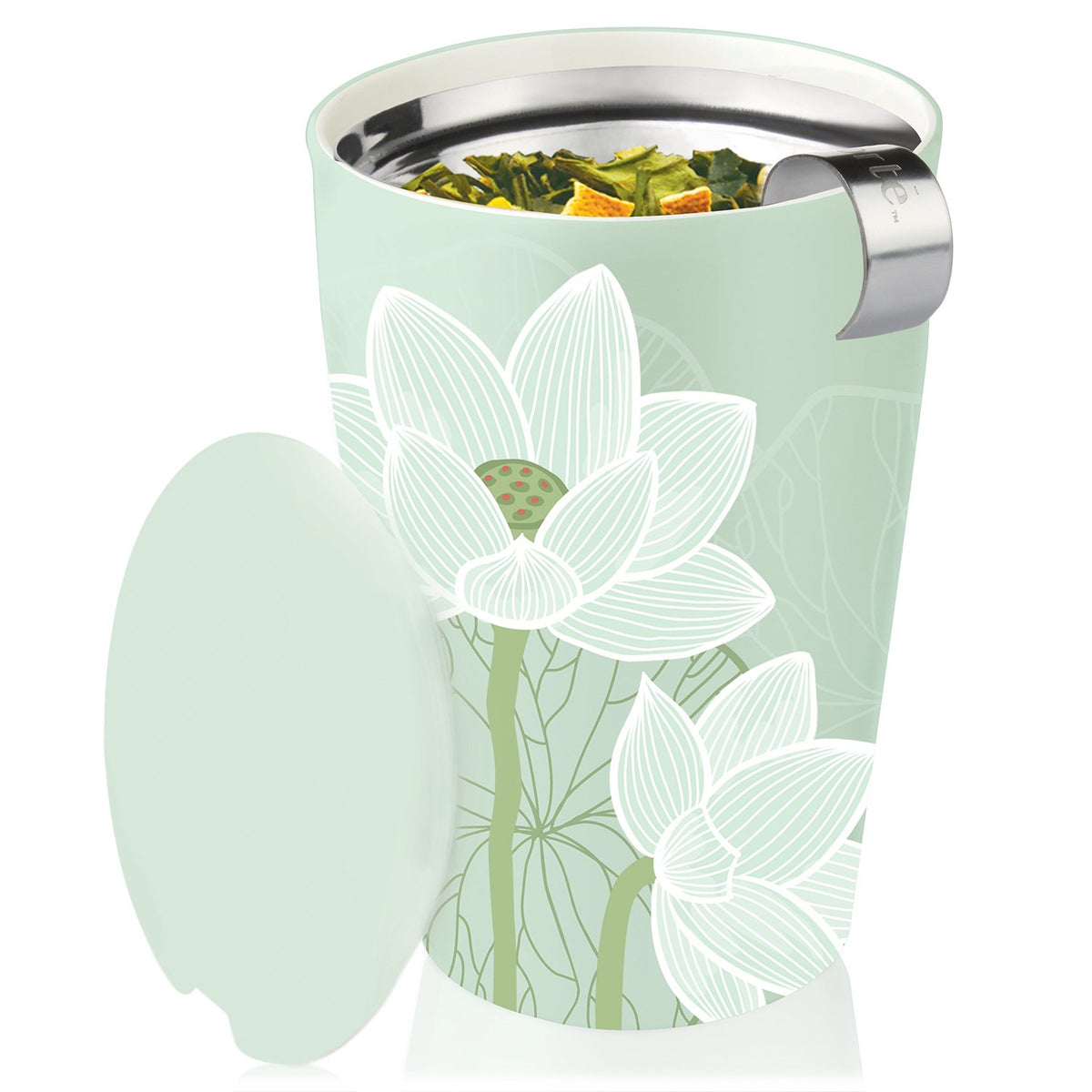Tea Forte Kati Cup 12oz capacity ideal for full-flavor tea.