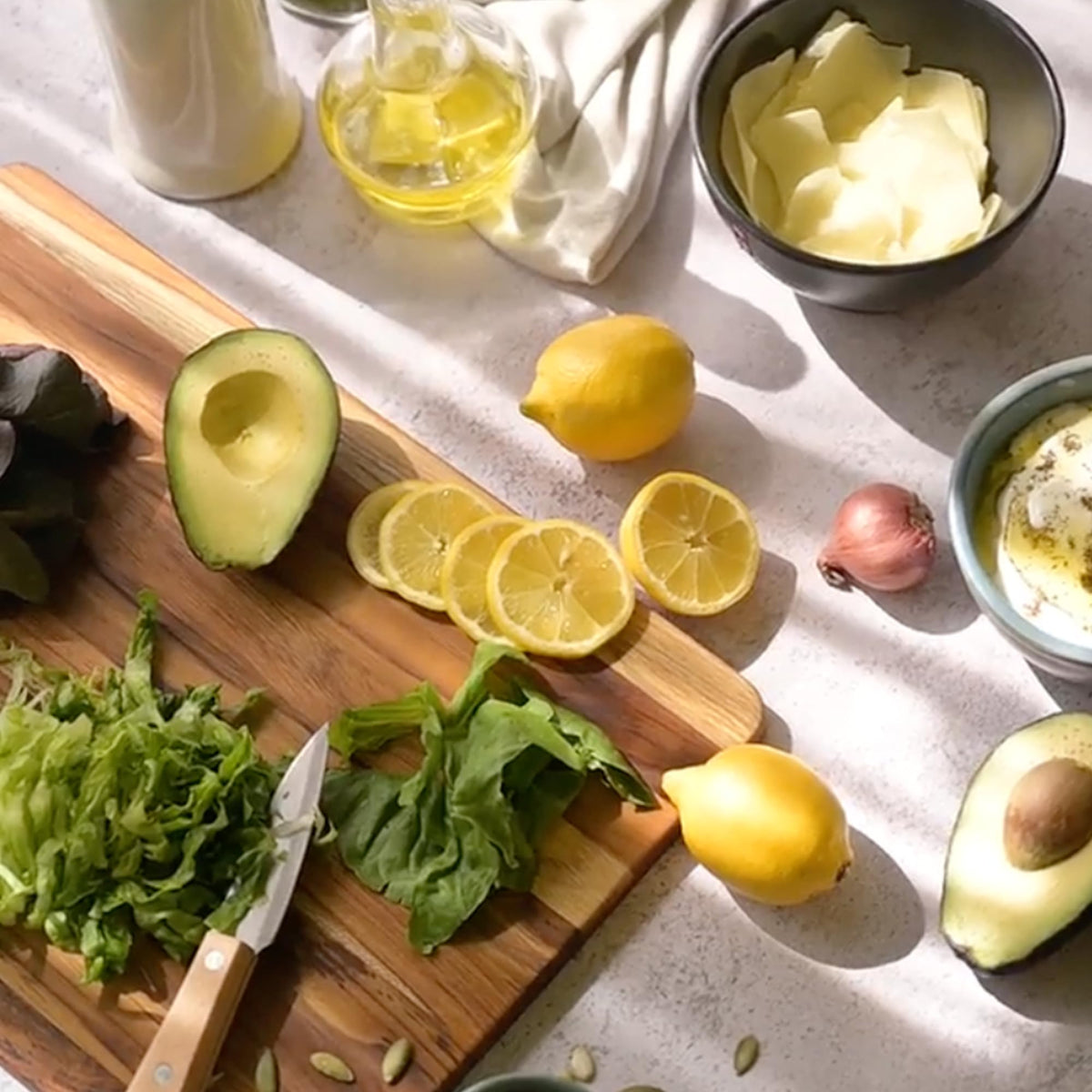 Teakhaus easy care surface requires hand washing with light oil