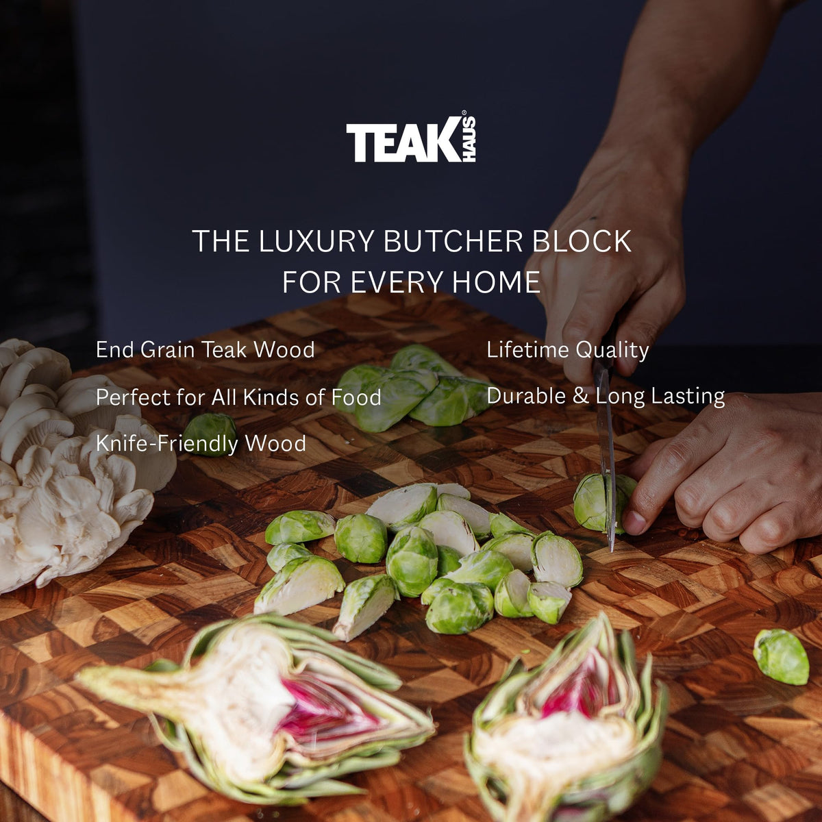 Teakhaus gift-ready packaging enhances gifting for weddings or holidays.
