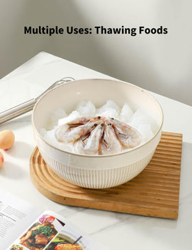 TEAKISS microwave-safe ceramic bowls suitable for quick reheating
