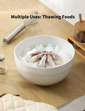 TEAKISS dishwasher-safe ceramic bowls for easy cleanup.