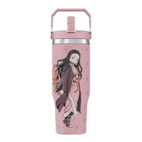 Team Liquid Demon Slayer Nezuko tumbler with lid on the go