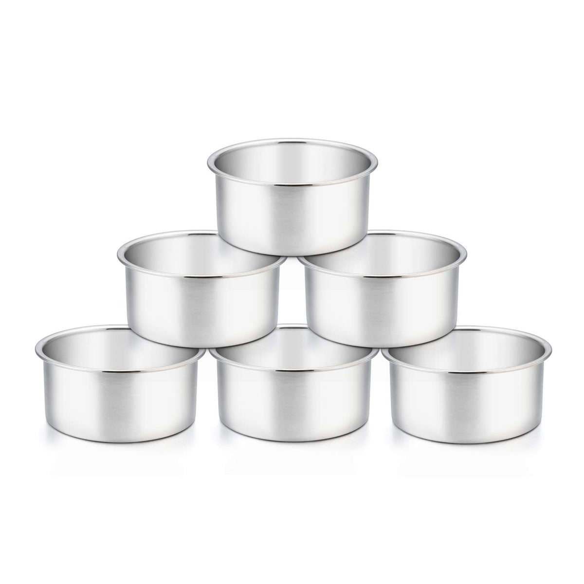 TeamFar 4inch cake pan set for small-batch baking and mini cakes