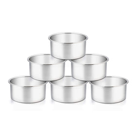 TeamFar 4inch cake pan set for small-batch baking and mini cakes