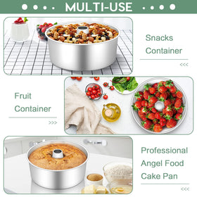 TeamFar dishwasher-safe cake pan saves time with easy cleaning.