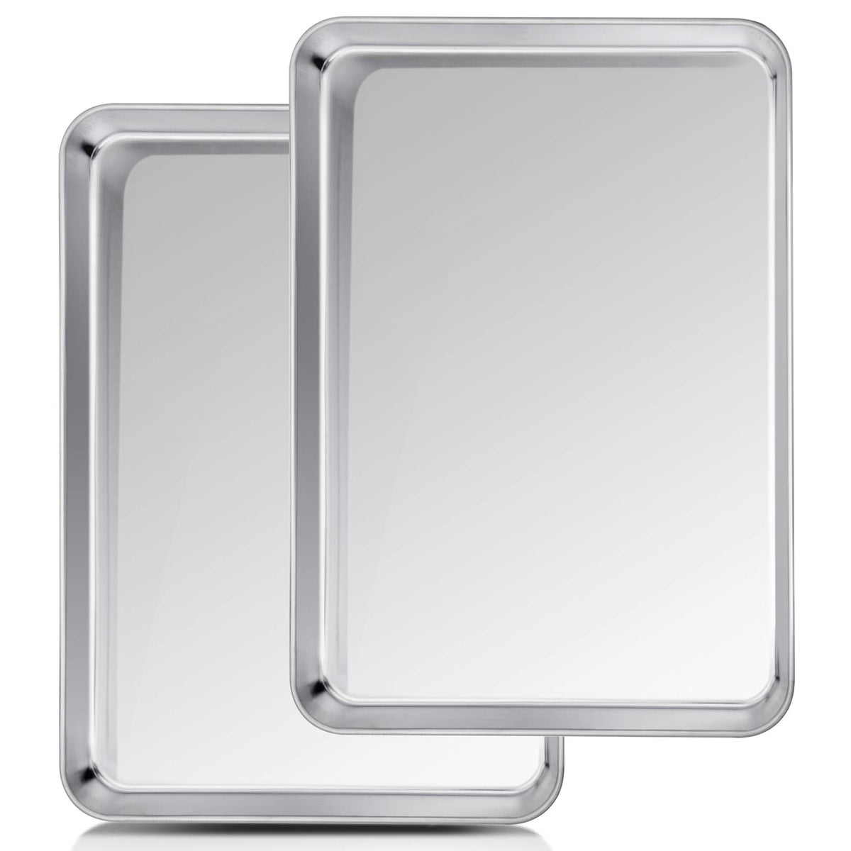 TeamFar baking sheet half-size two-piece set ideal for family batches