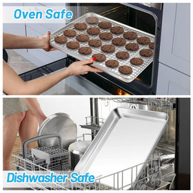 TeamFar mirror-finish surface enables easy food release